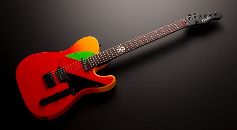 Fender Evangelion Asuka Telecaster