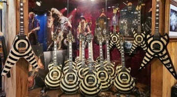 Gibson and Wylde Audio guitars