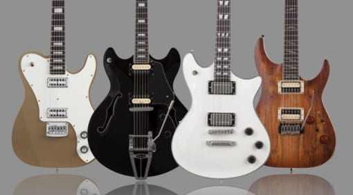 Schecter Guitar Research Corsair, PT Fastback, Tempest Custom and C-1 Exotic Spalted Maple
