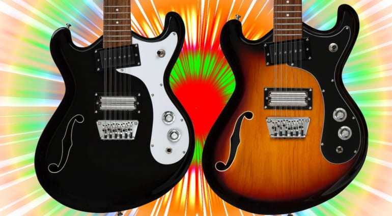 Time to get trippy with Danelectro Reissue ‘66-12 electric 12-string guitars!