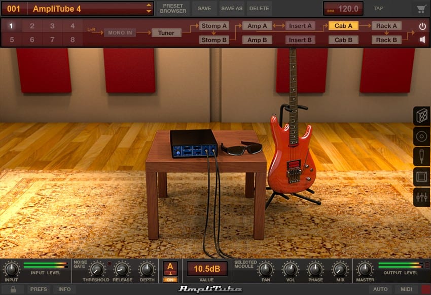 Joe Satriani's virtual guitar rig