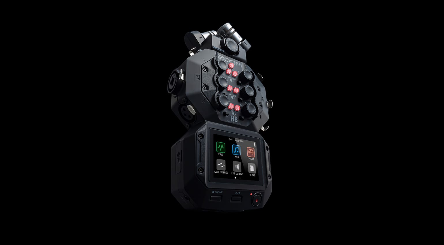Zoom H8: a feature-rich new portable recorder with touch screen ...