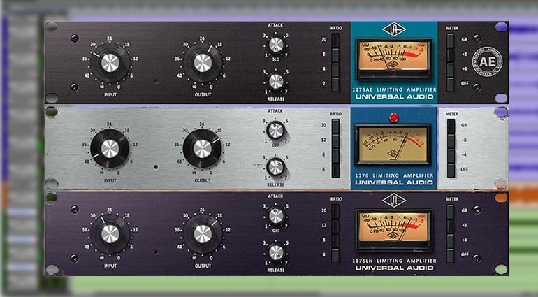 Universal Audio 1176 Classic Limiter Collection plugin GUI