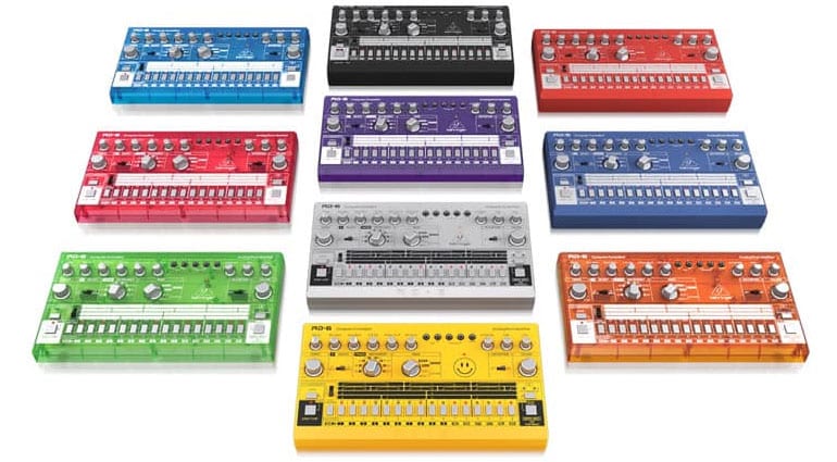 Behringer's RD-6, a TR-606 clone, available now in a kaleidoscope ...