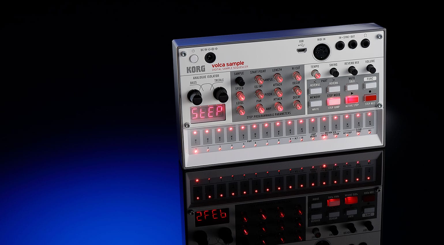 New generation Korg Volca Sample 2 with more memory, USB and 