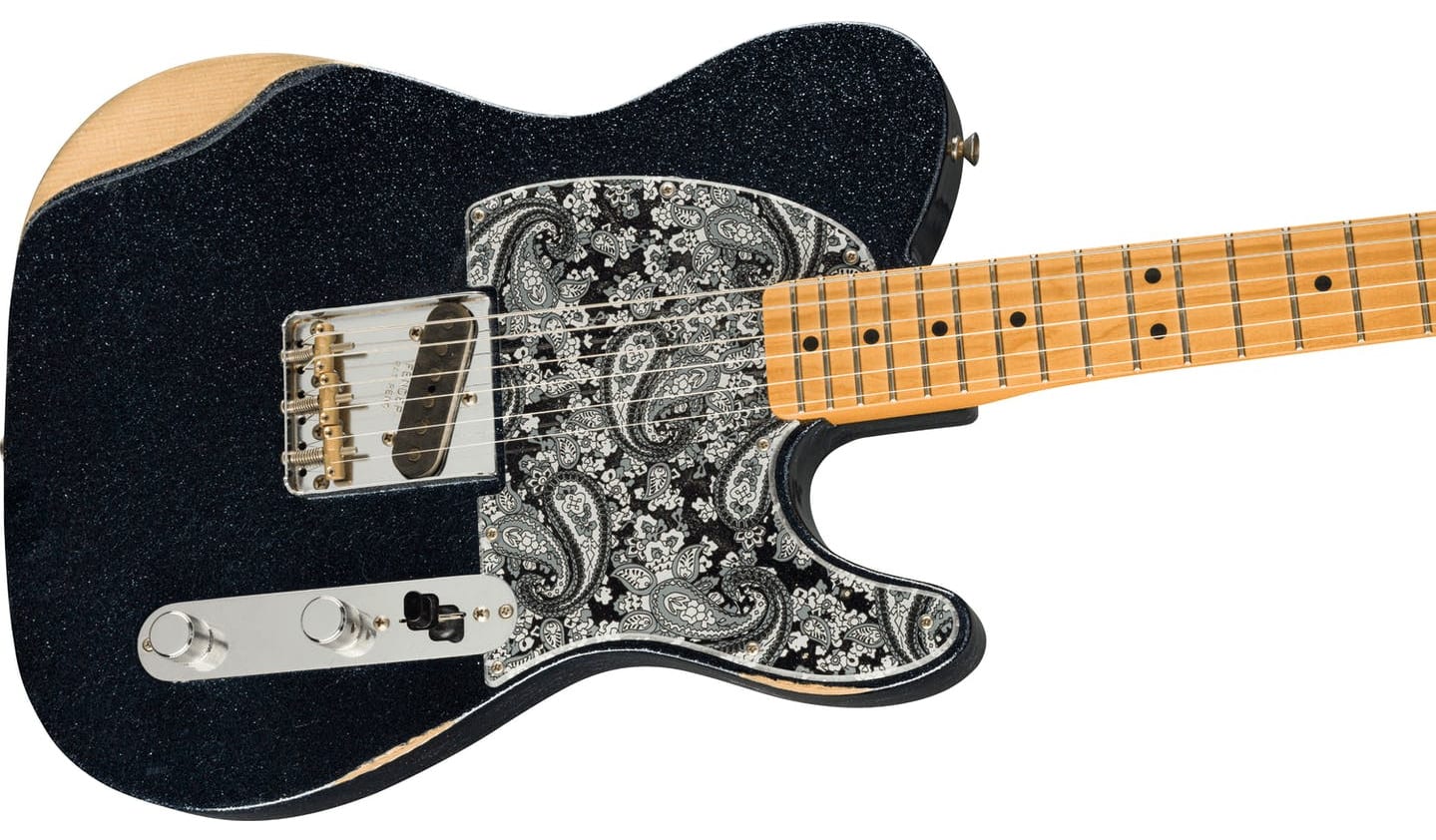 Fender has a new Brad Paisley Esquire in a Black Sparkle finish with