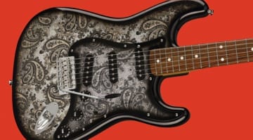 Fender Japan Black Paisley Stratocaster