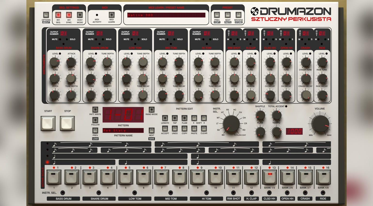 909 Day Get The D16 Group Drumazon Tr 909 Emulation For Only 26 Quid Gearnews Com