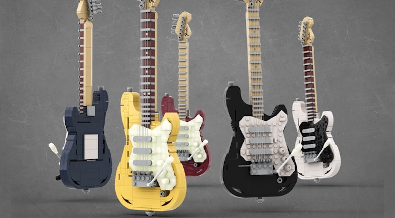 lego fender stratocaster kit