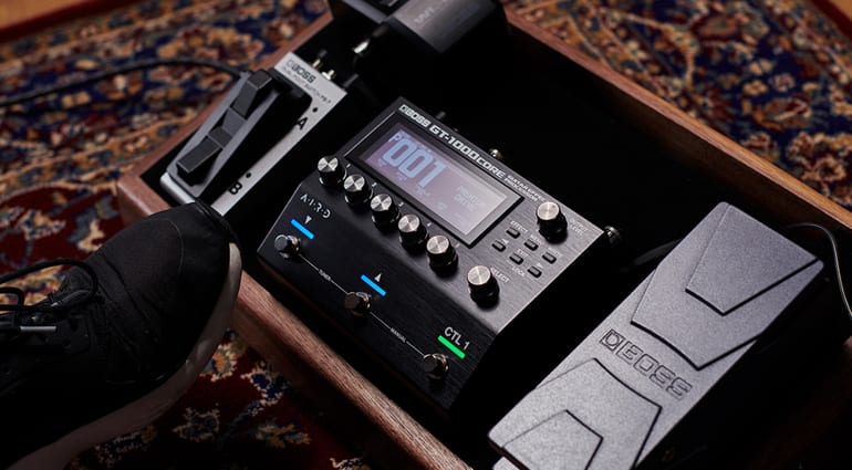 Is The Boss Gt 1000core The New Rival For The Line 6 Hx Stomp Gearnews Com