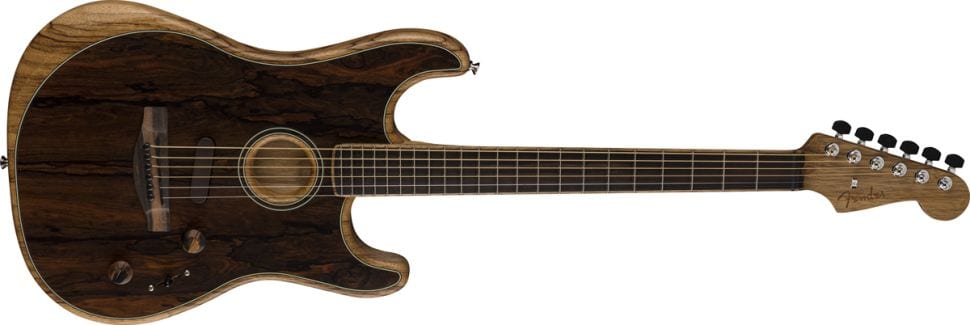 Fender American Acoustasonic Stratocaster in Ziricote 