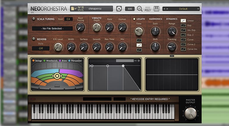 sound magic china impression sample pack GUI