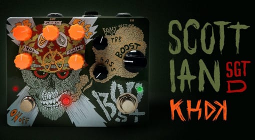 KHDK Electronics Scott Ian SGT D boost:preamp pedal