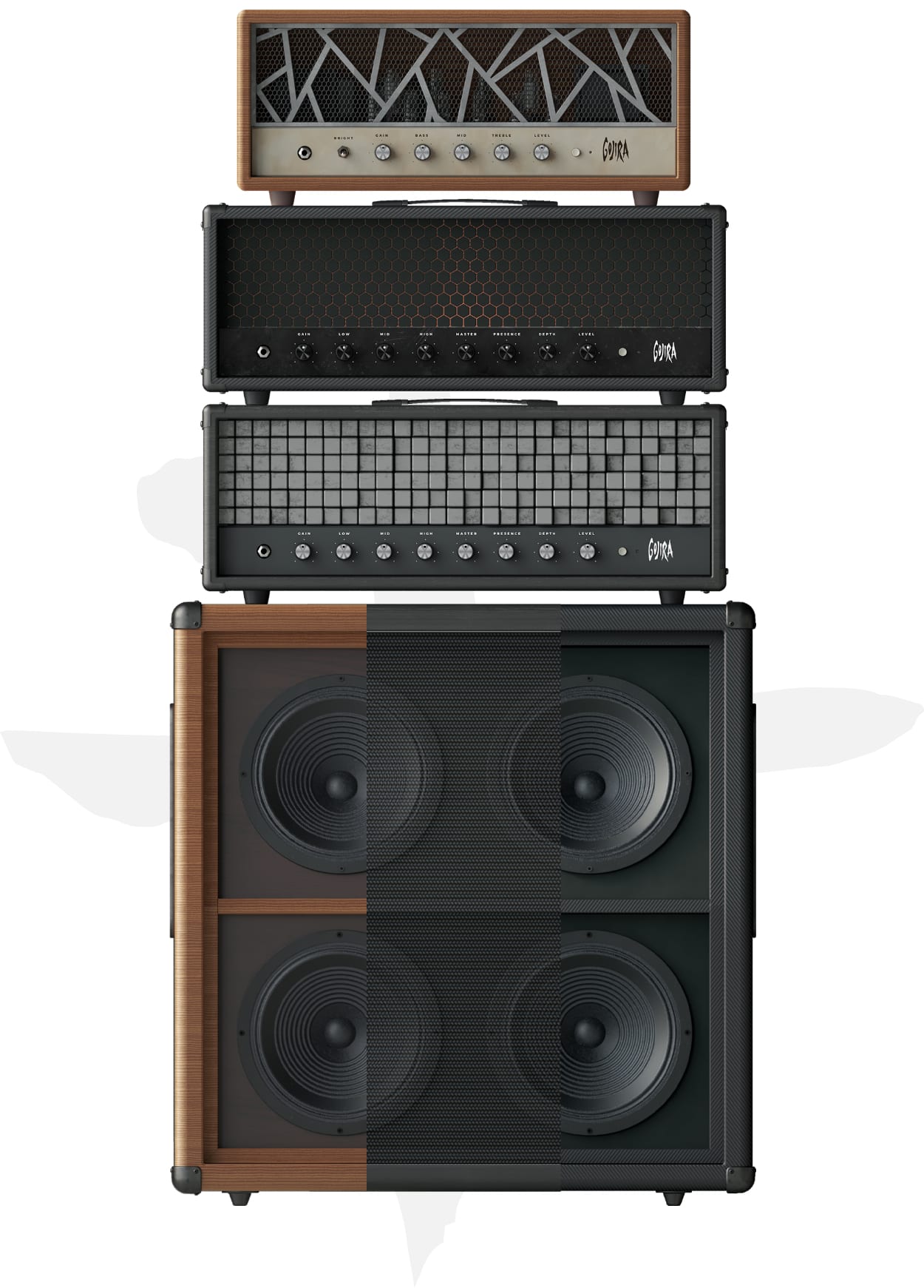 Archetype Gojira has three great amp setups
