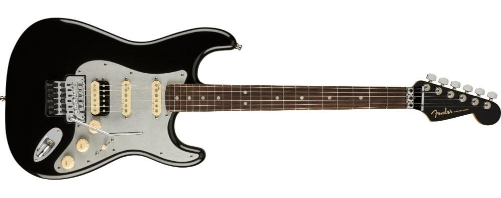 Fender American Ultra Luxe Stratocaster Floyd Rose HSS Mystic Black