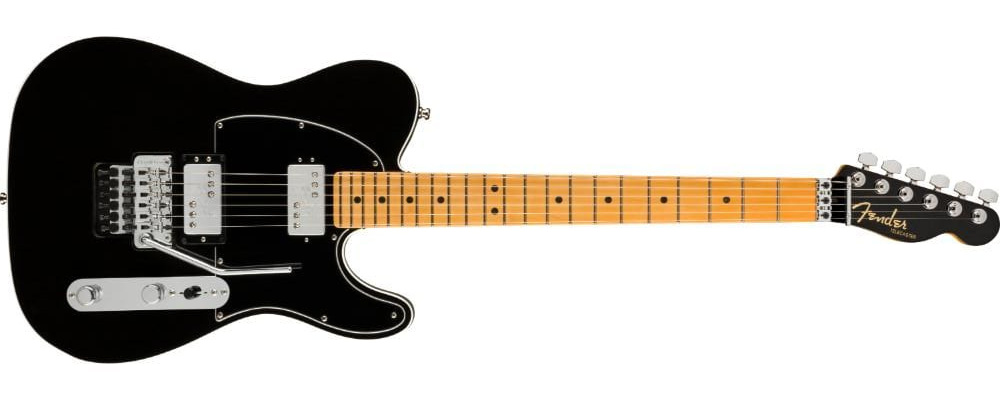 Fender American Ultra Luxe Telecaster Floyd Rose HH Mystic Black