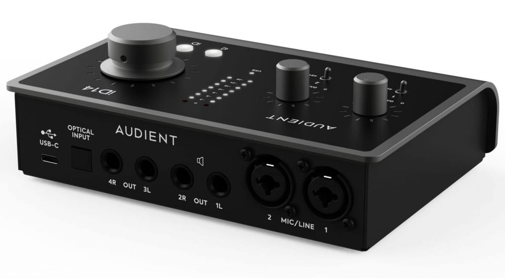 Audient iD 14 MKII rear side