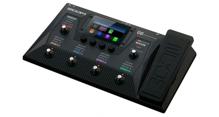 Zoom G6 multi-effects guitar effects
