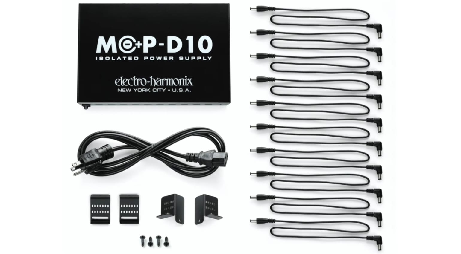Electro-Harmonix MOP-D10 power supply and cables
