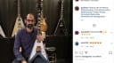 Gibson’s Cesar Gueikian shows off Richie Faulkner Flying V prototype