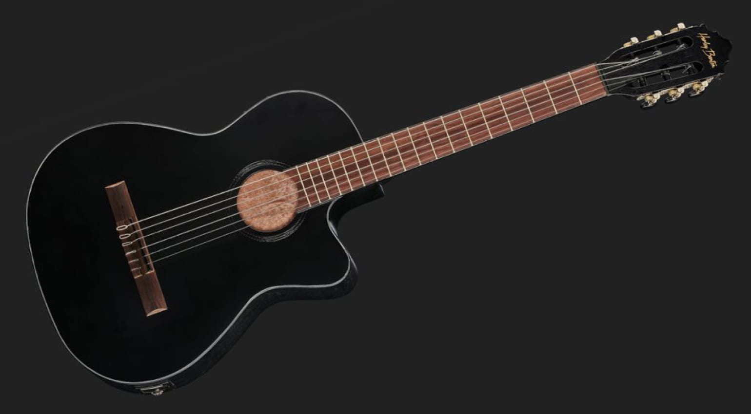 The new Harley Benton CG400CE Thinline nylonstring acousticelectric