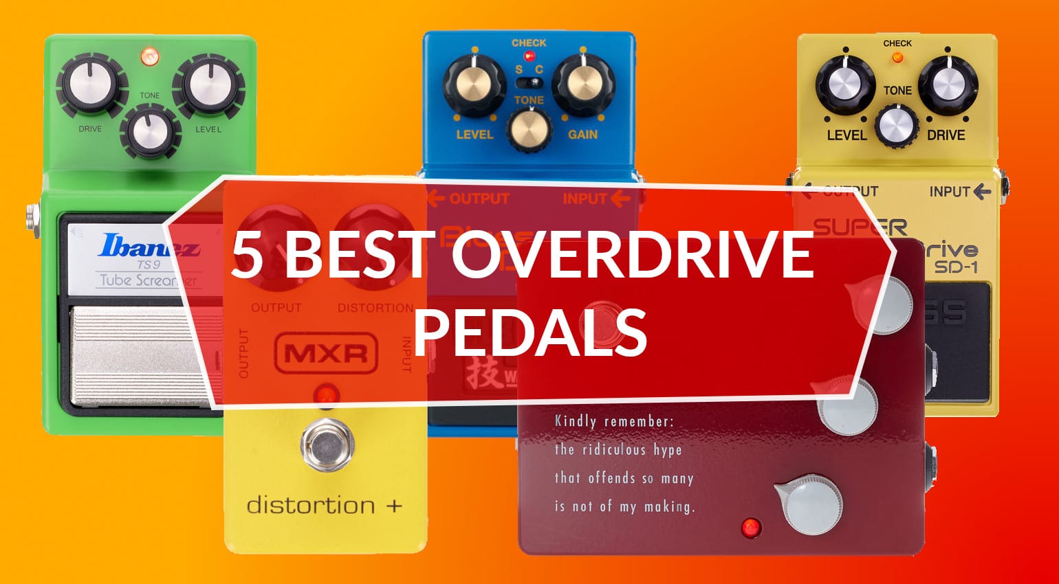 معلن عارية best overdrive pedal clean amp -