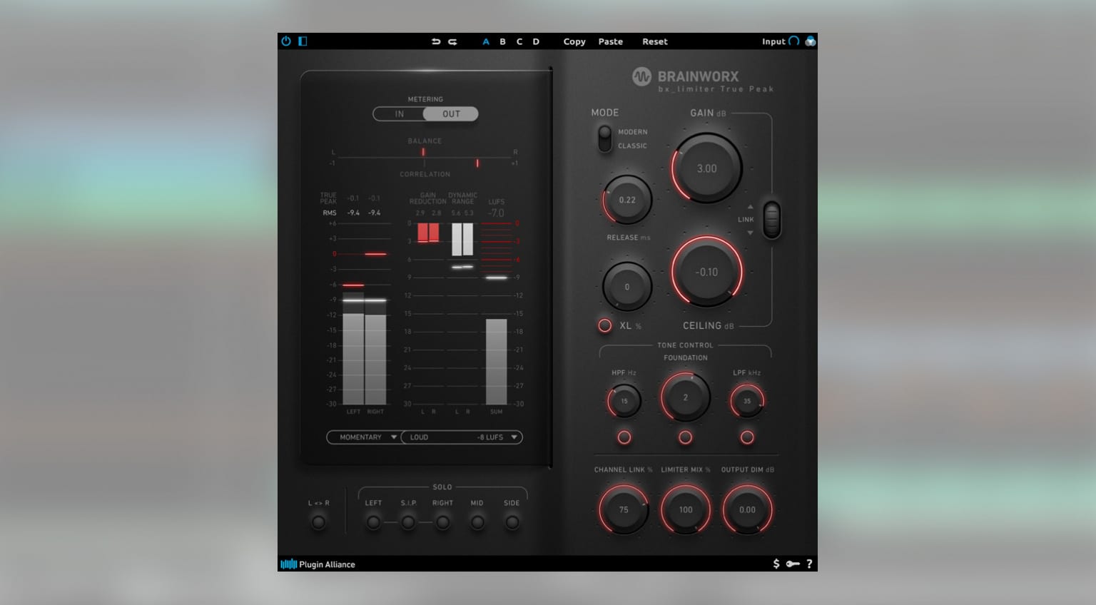 Plugin Alliance Introduces Brainworx Bx Limiter True Peak Gearnews
