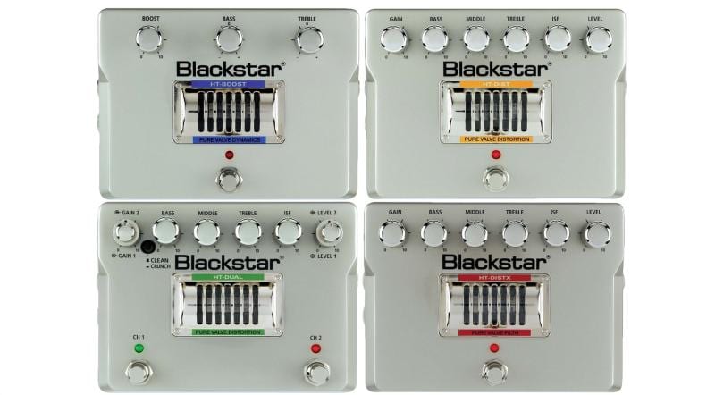 Blackstar HT Boost, HT DIST, HT DistX and HT Dual pedals
