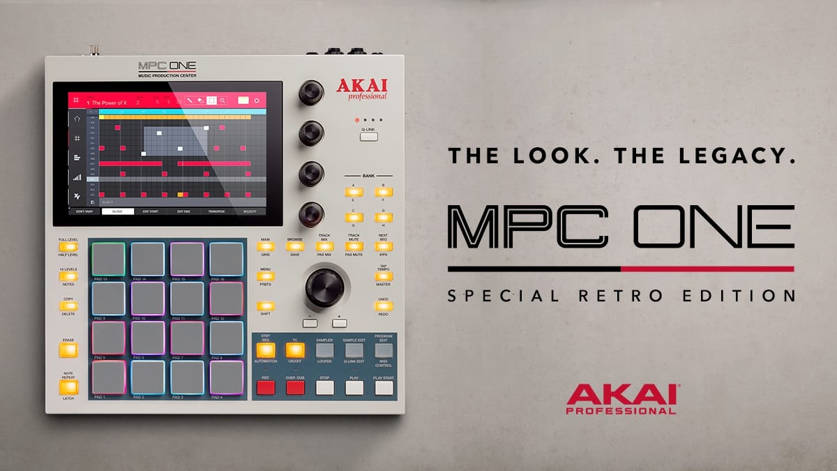 The AKAI MPC One Retro Edition flaunts vintage looks like it's The AKAI MPC One Retro Edition flaunts vintage looks like it's