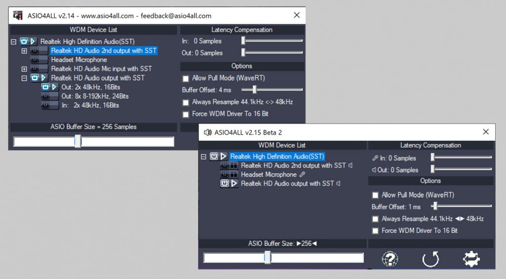 ASIO4ALL gets a revamp and proper Intel SST support