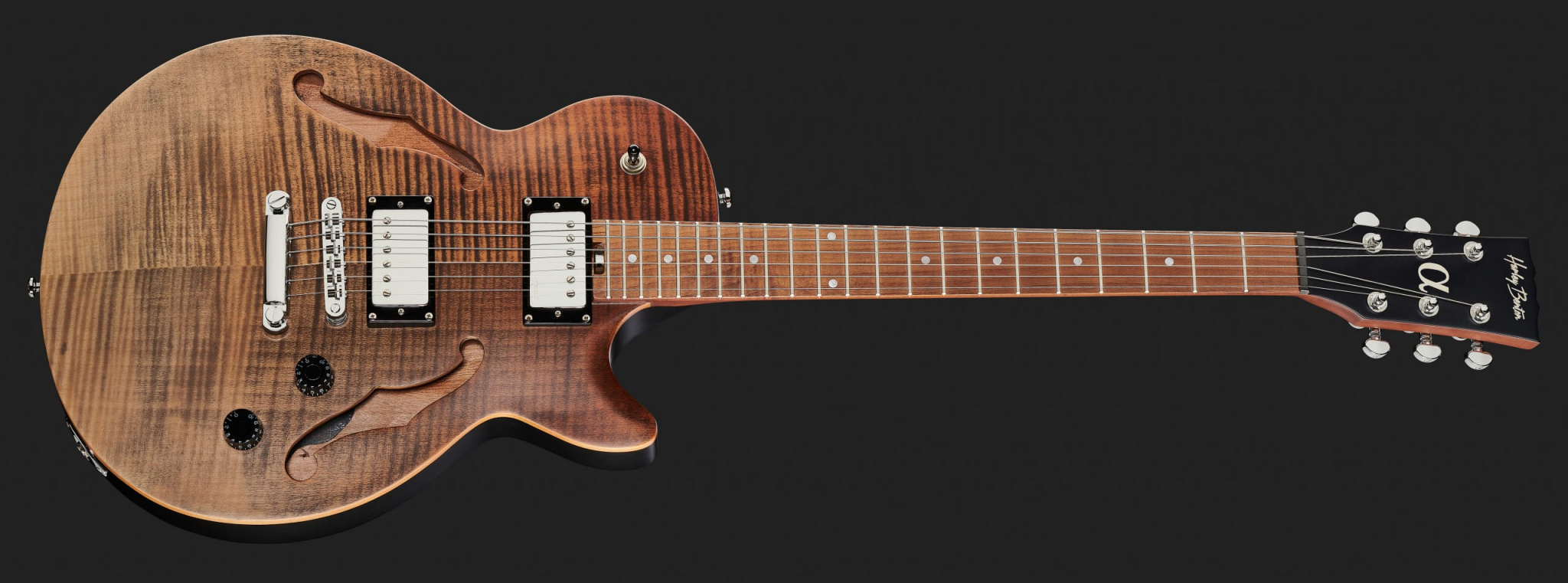 Harley Benton Aeolus A new semihollow single cut with premium features