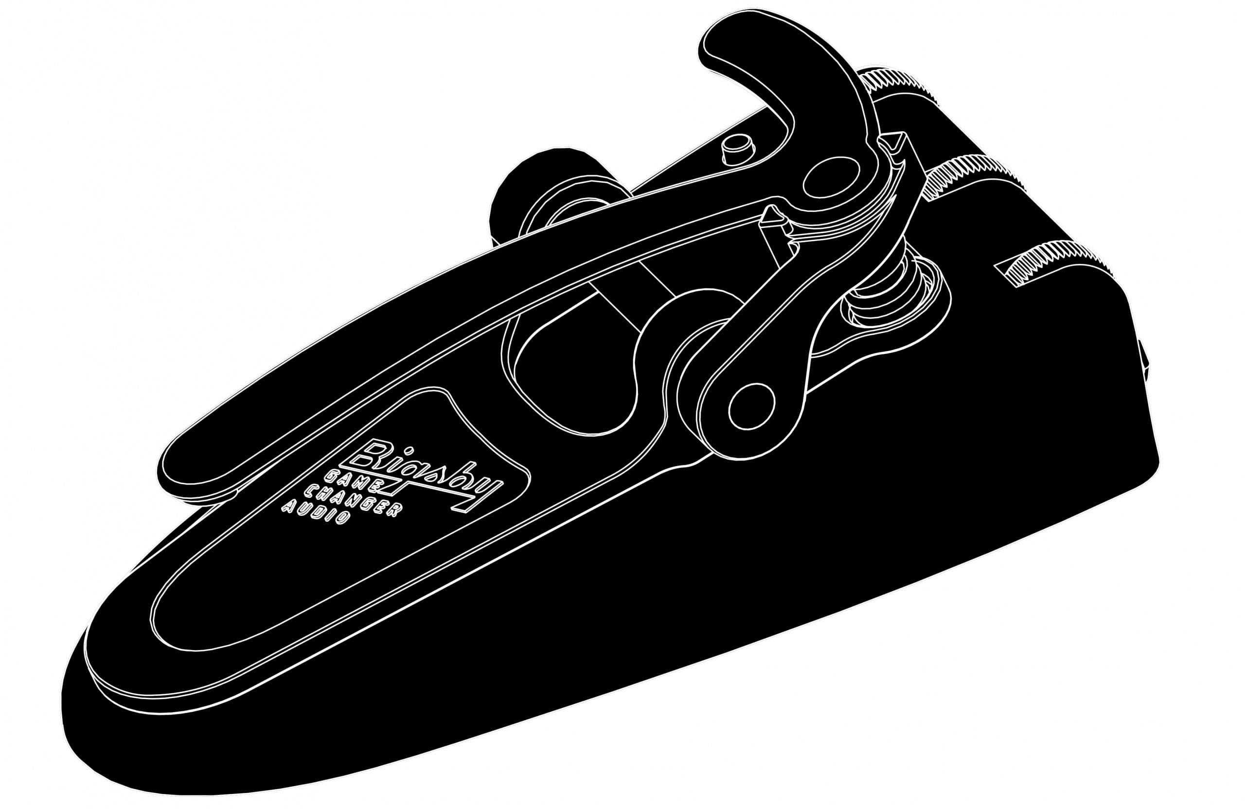 Gamechanger Audio Bigsby Pedal drawing