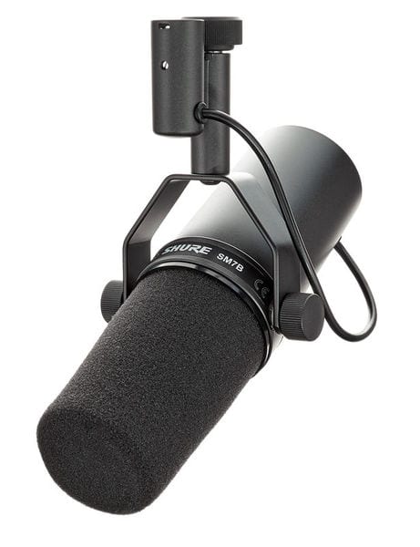 Shure SM7B broadcast microphone