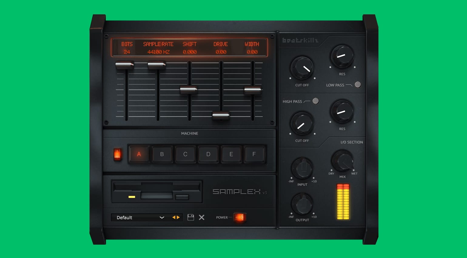 Beatskillz SampleX V3 vintage sampler plugin with dynamic convolution
