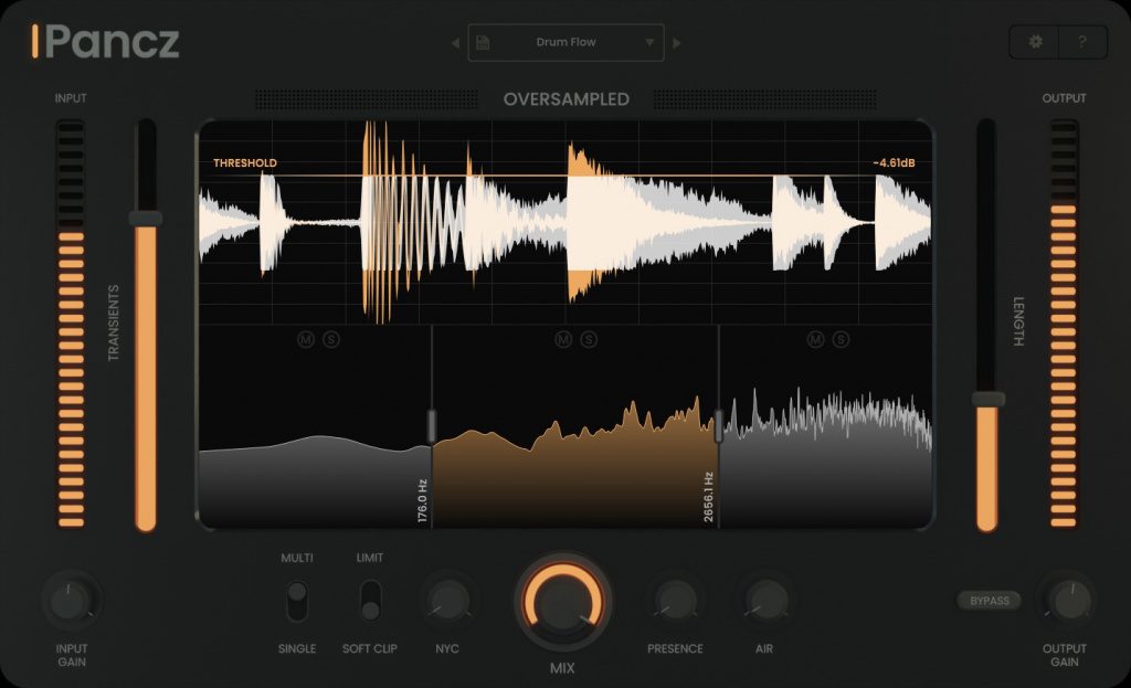Pancz transient shaper plugin