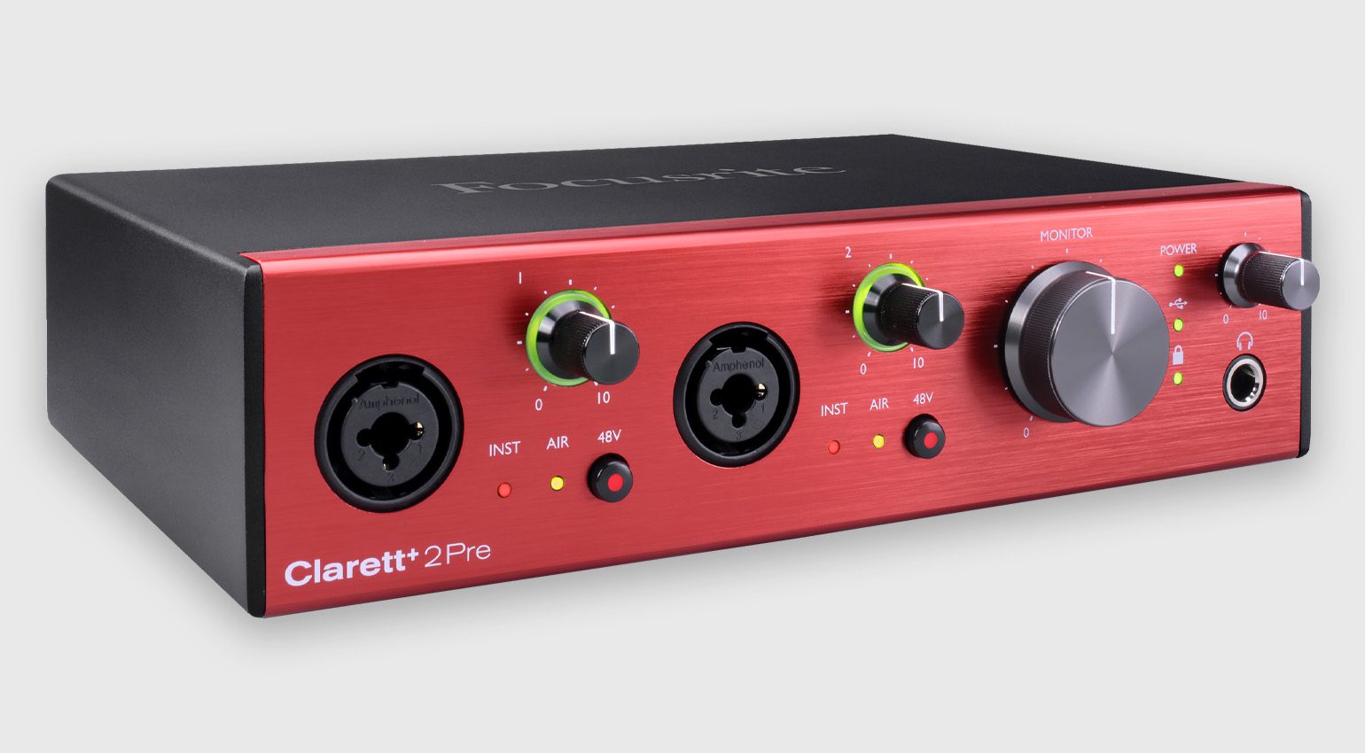 メール便なら送料無料】 Focusrite Clarett 2Pre USB USB Audio Interface Bundle with 2x  XLR Cable 通販