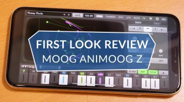 First Look Review Moog Animoog Z