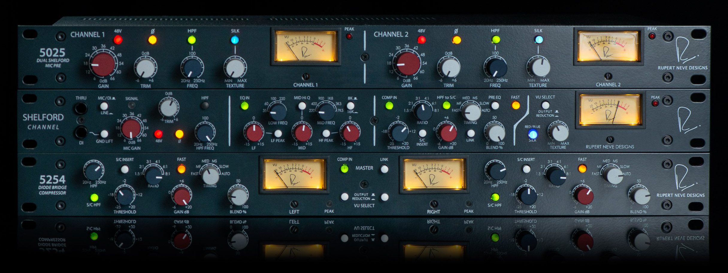 Rupert Neve Designs Dual Shelford Mic Pre the revered preamp times two