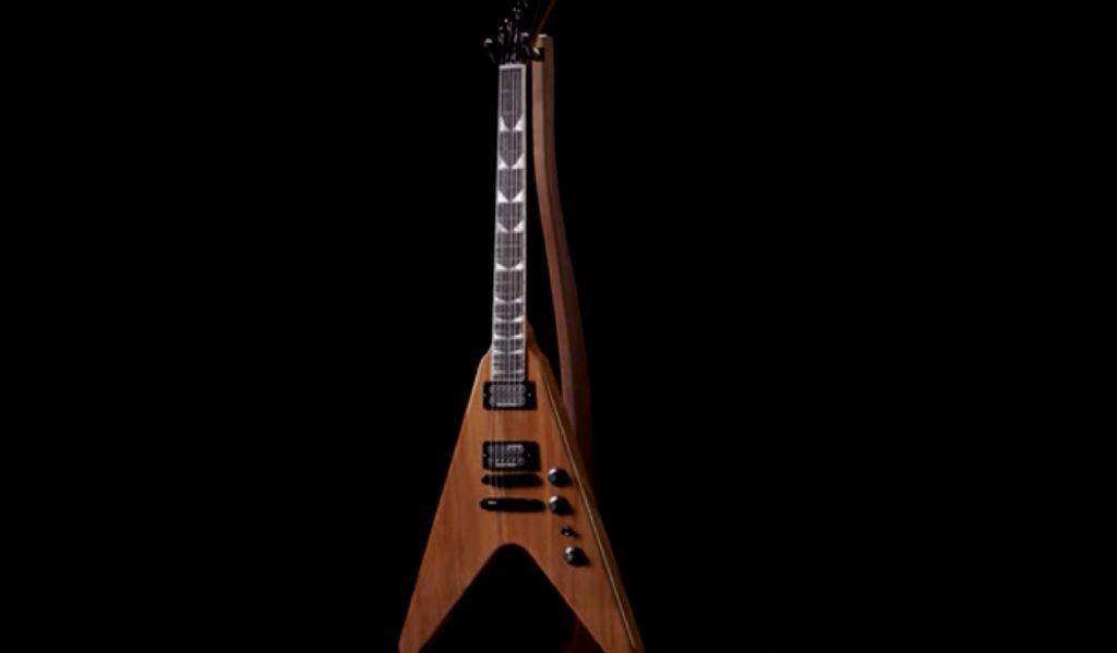 Gibson Dave Mustaine Flying V EXP in antique natural finish