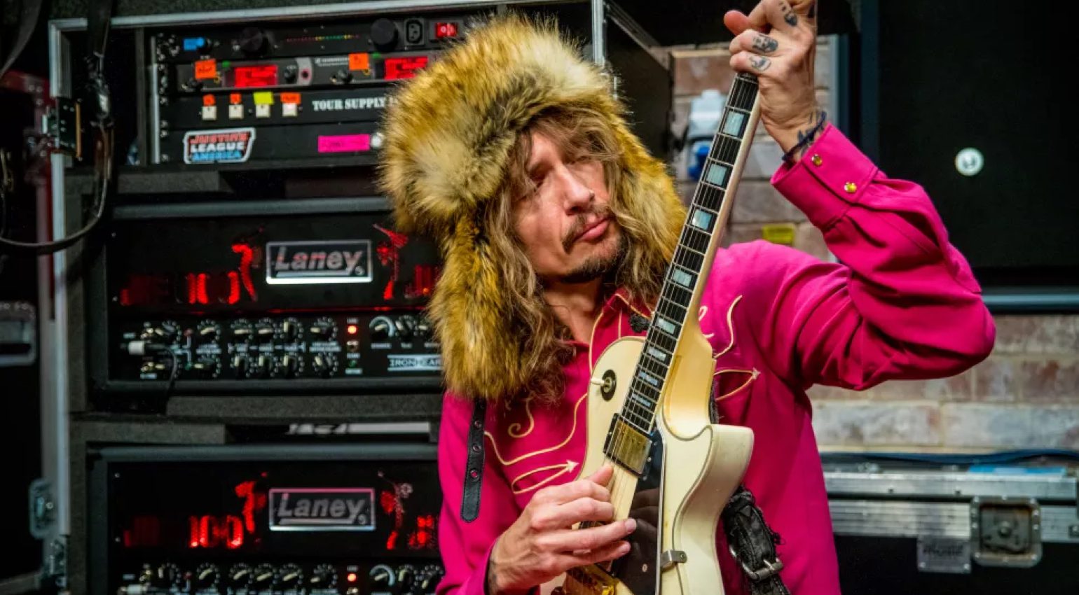 The Darkness frontman Justin Hawkins moves to Laney with new JH3000 amp