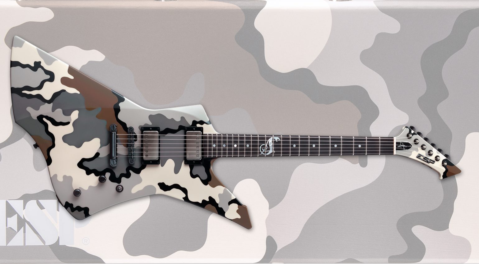 Esp Charms With New James Hetfield Snakebyte Camo Gearnews Com