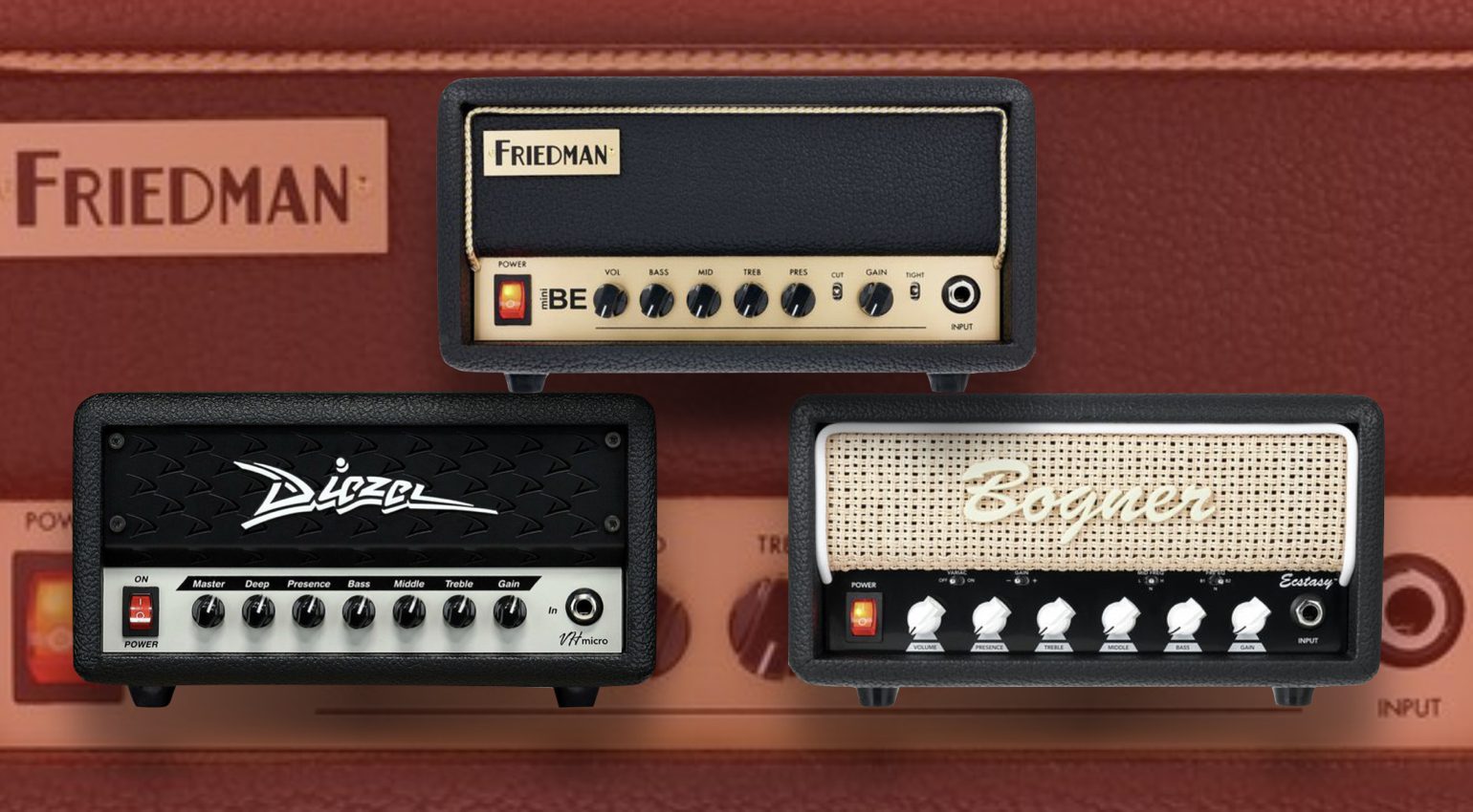 Huge deal on tiny amp heads: Friedman, Bogner and Diezel mini amps reduced!  - gearnews.com