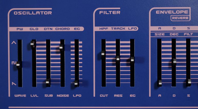 Nymphes synth controls