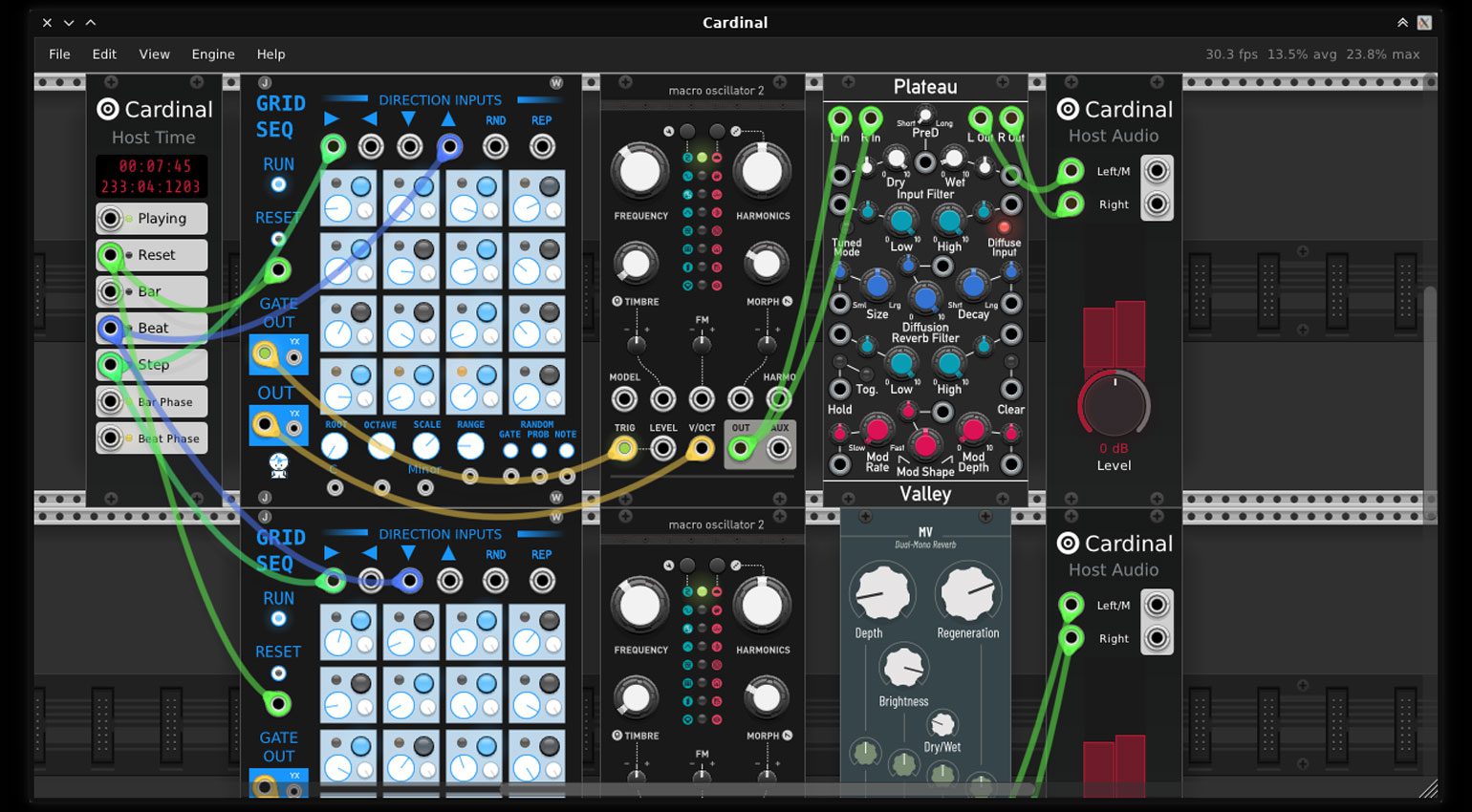 Cardinal Open Source Free VST Wrapper for VCV Rack VICONTROL
