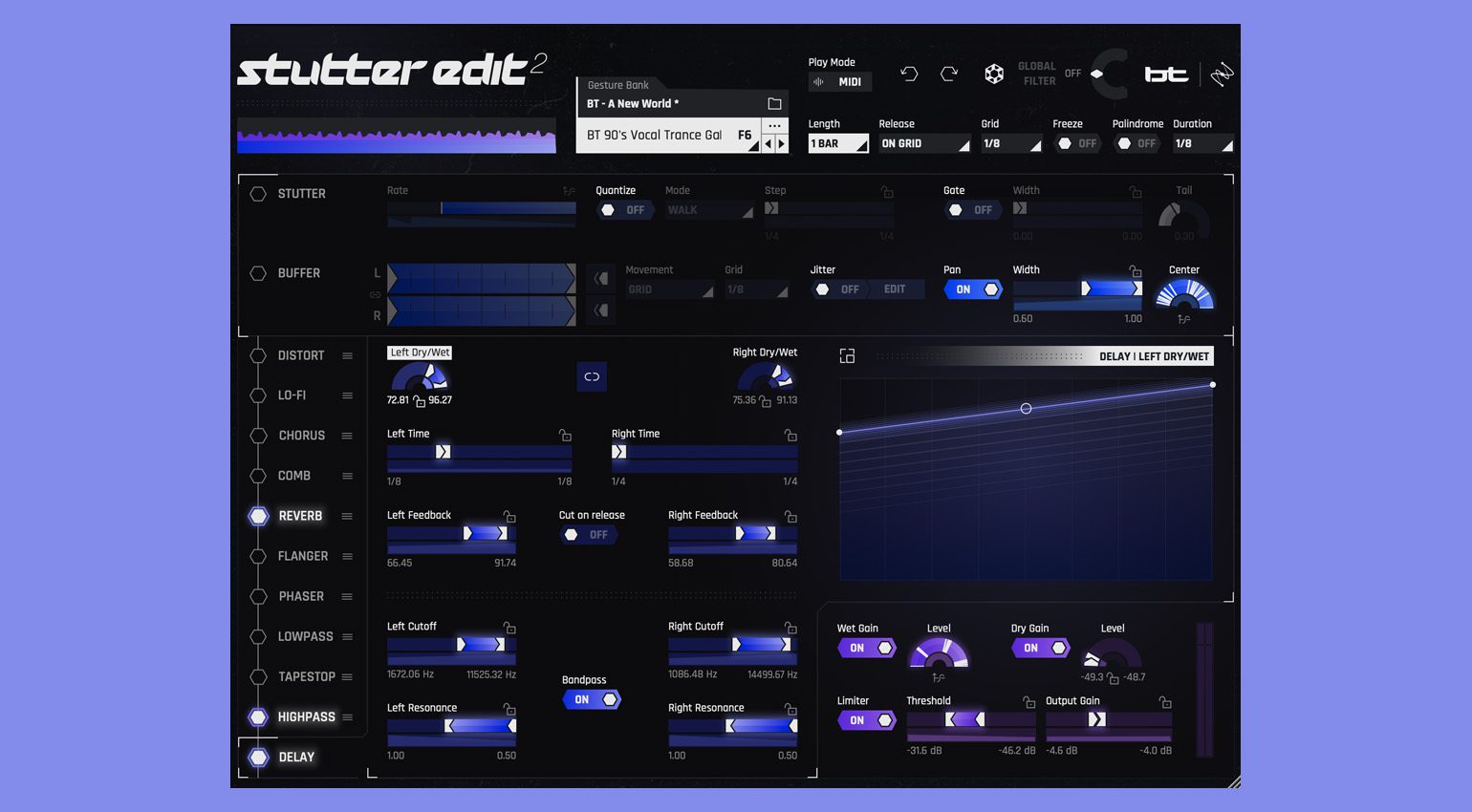 can stutter edit be used on midi track can stutter edit be used on midi track