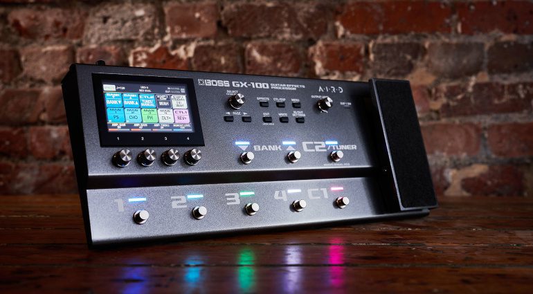 Boss GX-100 launches its latest AIRD powered virtual amp and multi-effects