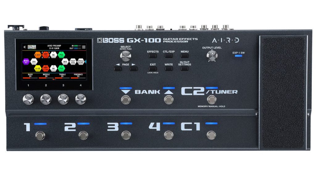 boss-gx-100-front-1024x565 Boss GX-100 launches its latest AIRD powered virtual amp and multi-effects