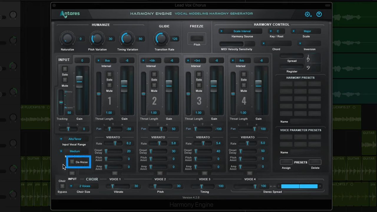 Antares Harmony Engine screenshot