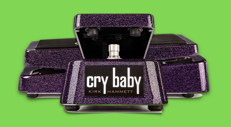 Dunlop Kirk Hammett KH95X Cry Baby Wah: Purple sparkle Metallica tones!