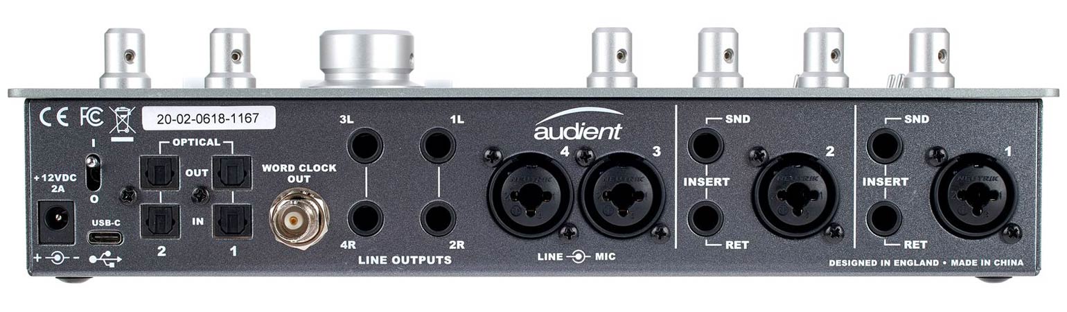 Audient iD44 rear